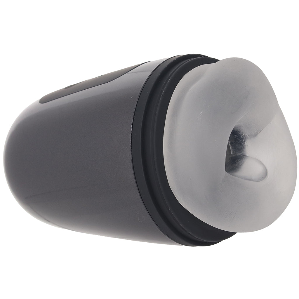 Pumped Vibrobator Masturbator in Gunmetal Male Masturbators > Auto Strokers - Tophatter Daily Deals