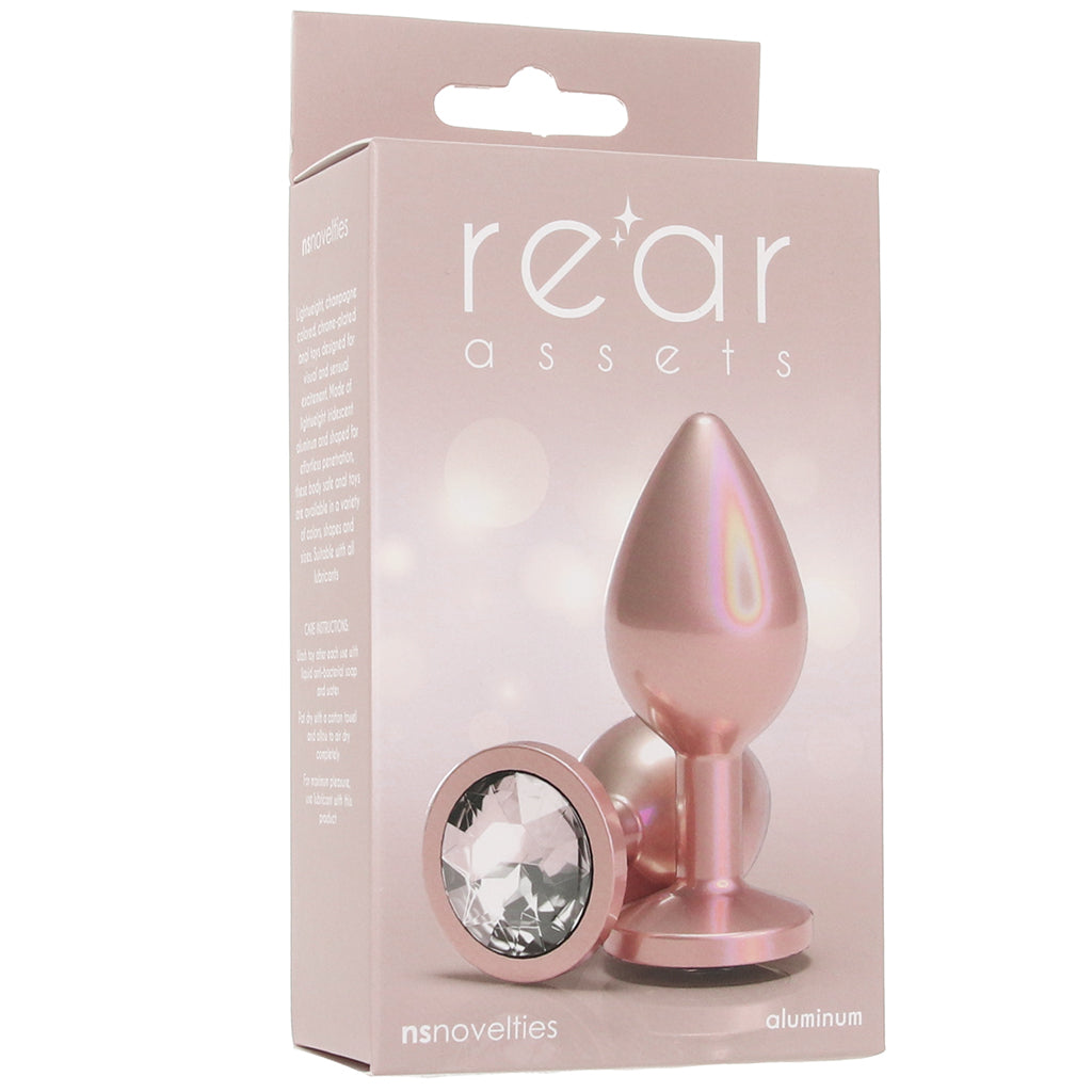 Rear Assets Medium Metal Butt Plug in Champagne Anal Sex Toys > Butt Plugs - Tophatter Daily Deals