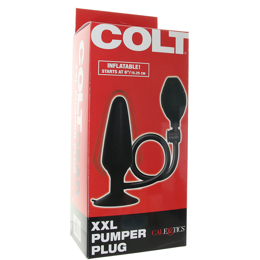 Colt XXL Pumper Plug in Black - Tophatter's Adult Products Anal Sex Toys > Butt Plugs - Tophatter Daily Deals