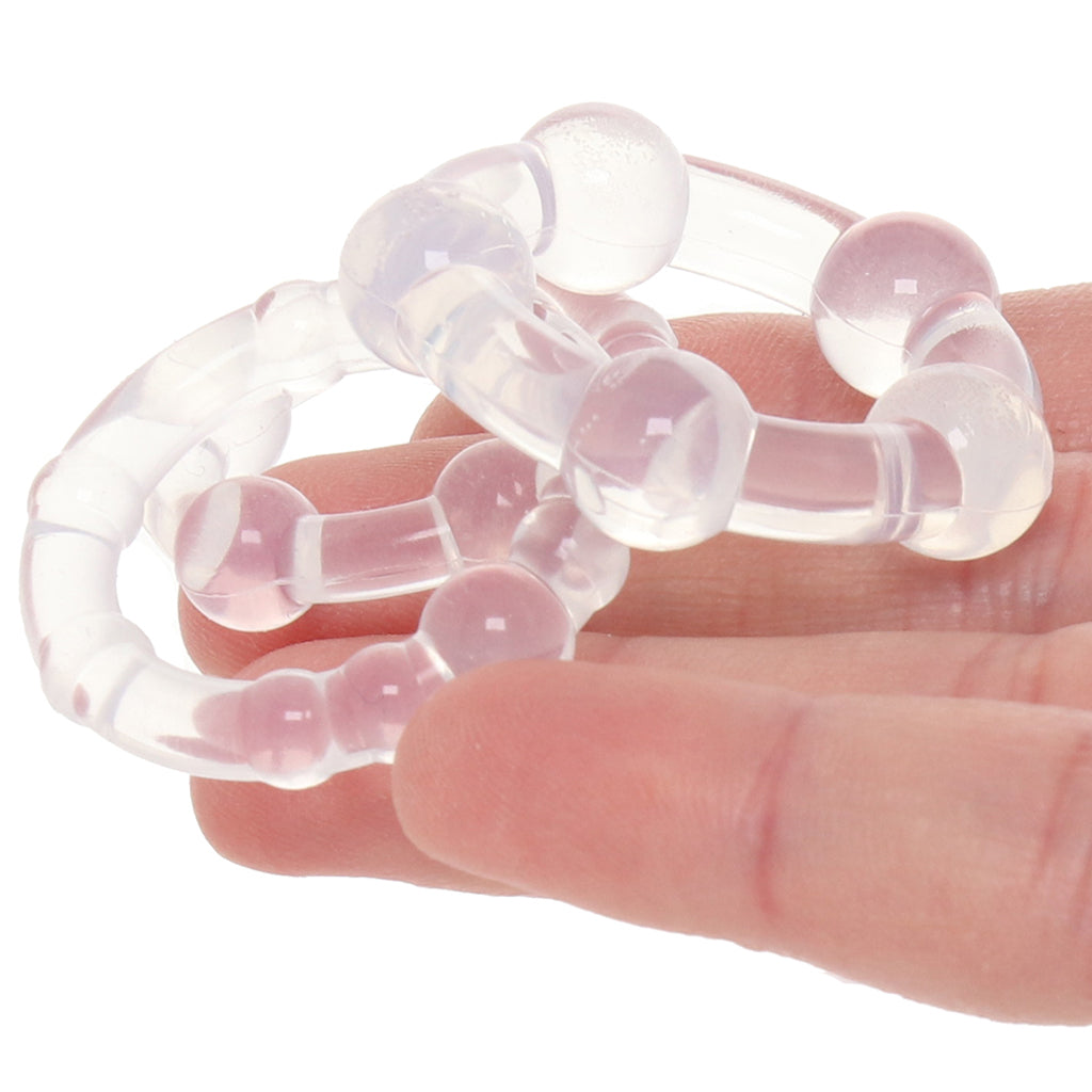 Alpha Liquid Silicone Beaded Rings - Tophatter's Adult Sex Toys Online Cock Rings - Tophatter Daily Deals