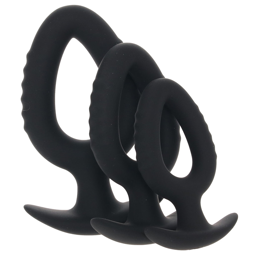 Master Series Pop Plugs 3 Piece Anal Trainer Kit - Tophatter's Adult Sex Toys Online Anal Sex Toys > Butt Plugs - Tophatter Daily Deals