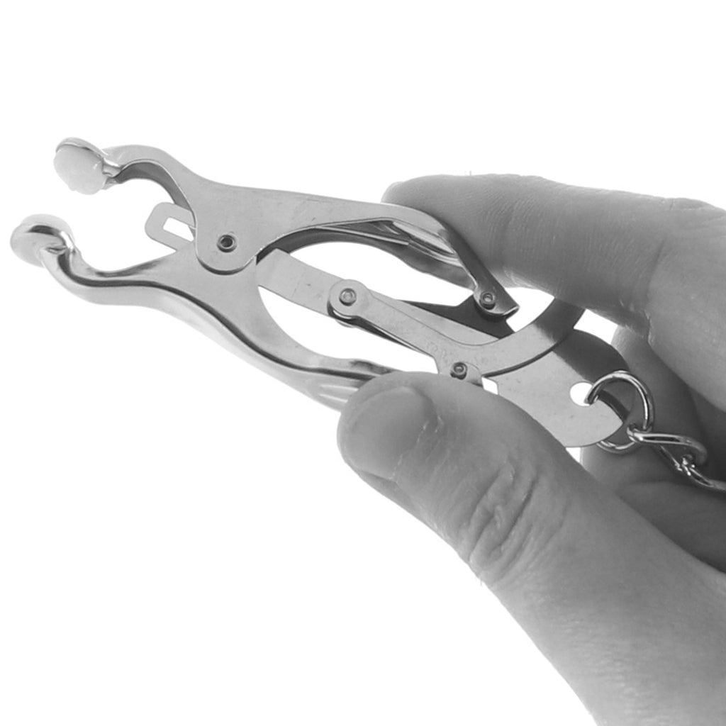 Lux Fetish Japanese Clover Nipple Clips Bondage and Fetish > Nipple Stimulators & Clamps - Tophatter Daily Deals