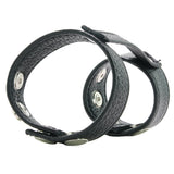 Blue Line Duo Snap Cock and Ball Ring Bondage and Fetish > Cock and Ball Devices - Tophatter Daily Deals