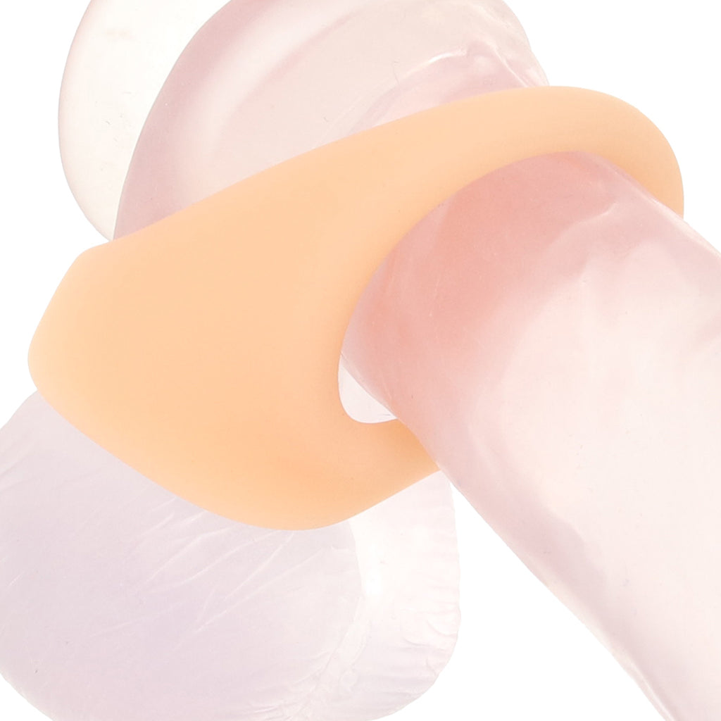 Jock Discreet Silicone Cock & Ball Ring in Light - Tophatter's Adult Sex Toys Online Bondage and Fetish > Cock and Ball Devices - Tophatter Daily Deals