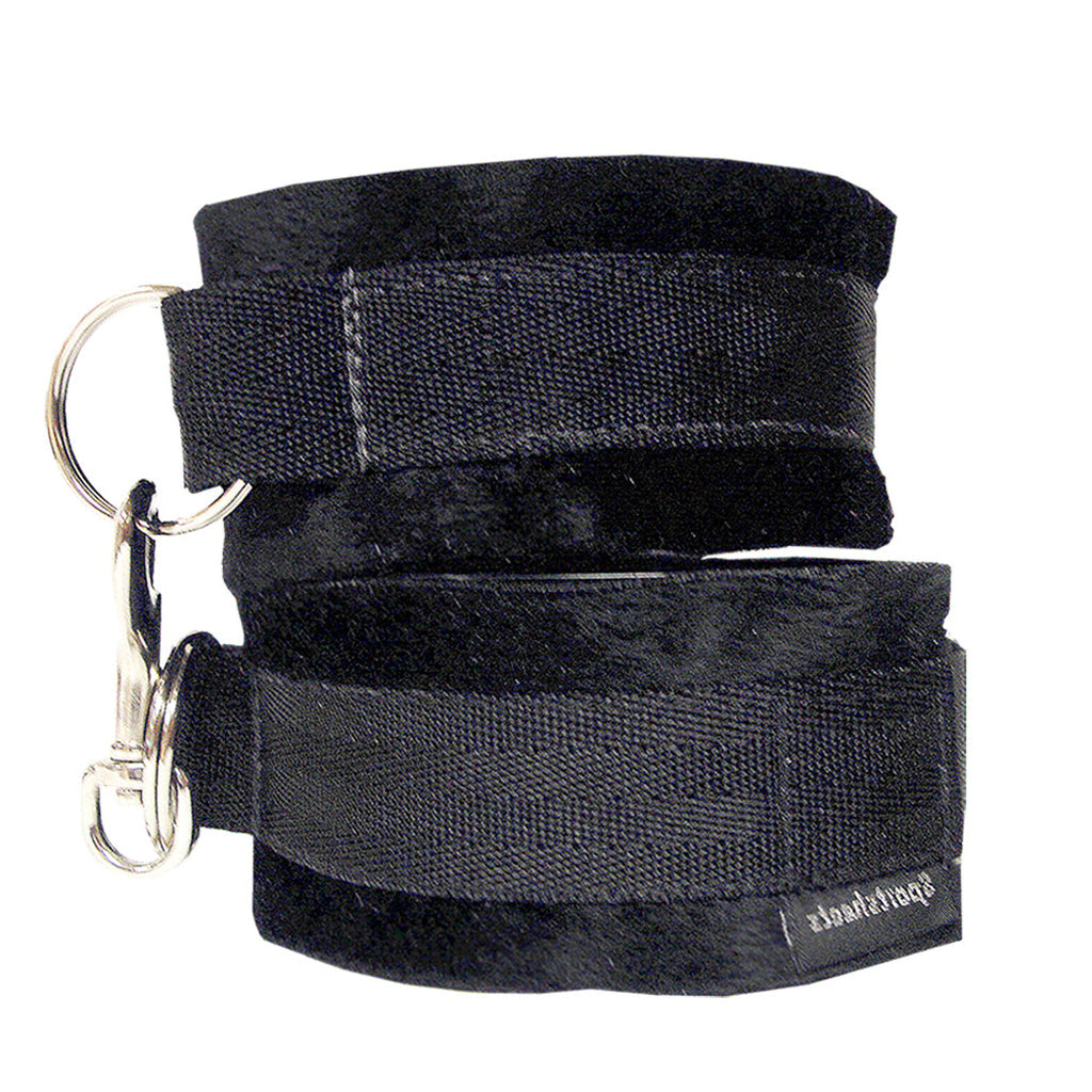 Soft Cuffs in Black Bondage and Fetish > Wrist and Ankle Cuffs - Tophatter Daily Deals