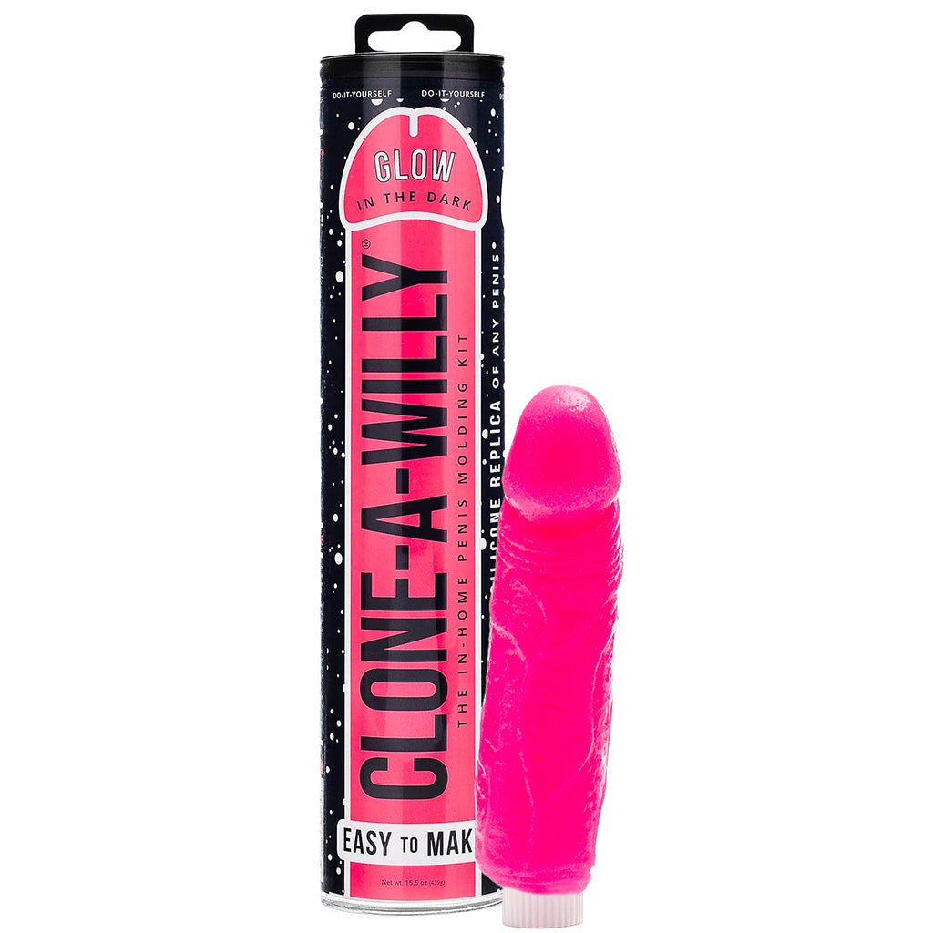 Clone-A-Willy Glow in the Dark in Hot Pink Dildo Sex Toys > Realistic Dildos - Tophatter Daily Deals