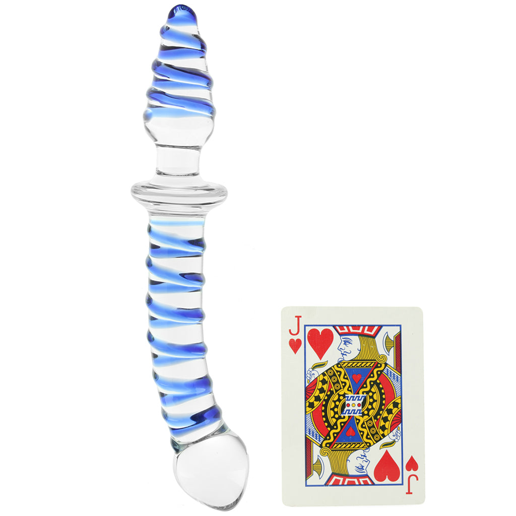 gläs 10 Inch Mr. Swirly Double Dildo & Butt Plug Dildo Sex Toys > G-Spot Dildos - Tophatter Daily Deals