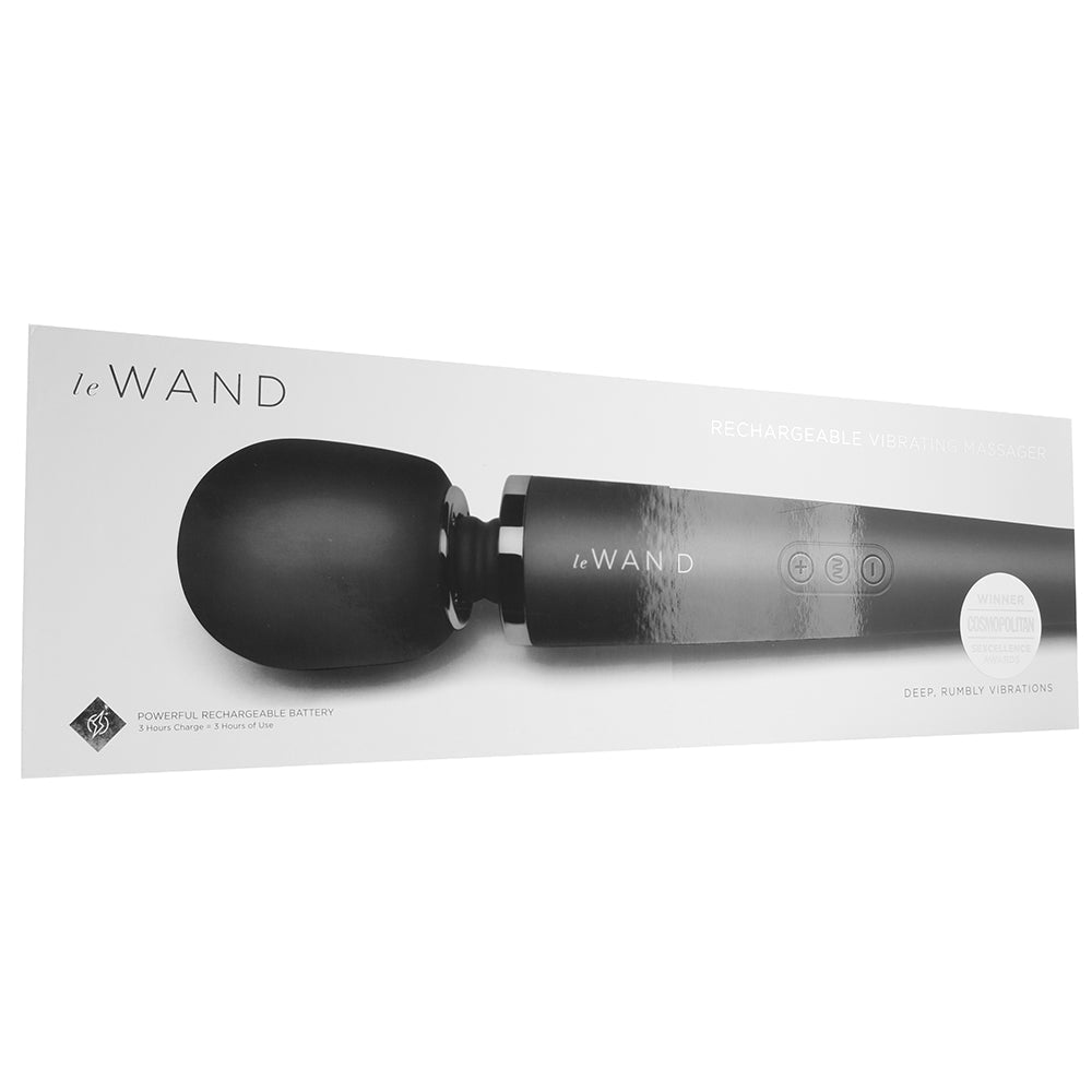 Le Wand Rechargeable Massager in Black Vibrators > Wands - Tophatter Daily Deals