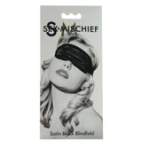 Sex & Mischief Satin Blindfold in Black Bondage and Fetish > Pleasure Masks and Dress Up Play - Tophatter Daily Deals