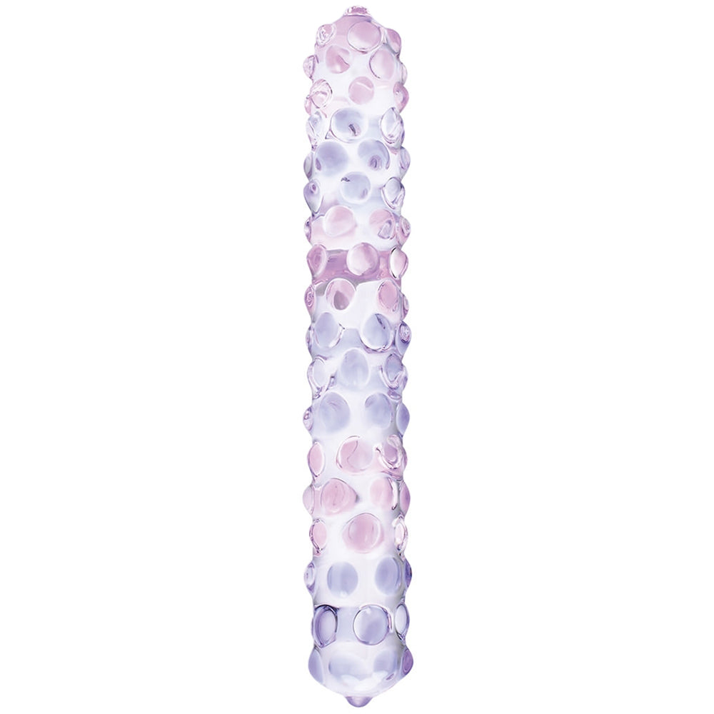 gläs 9 Inch Purple Rose Nubby Dildo Dildo Sex Toys > Double Ended Dildos - Tophatter Daily Deals