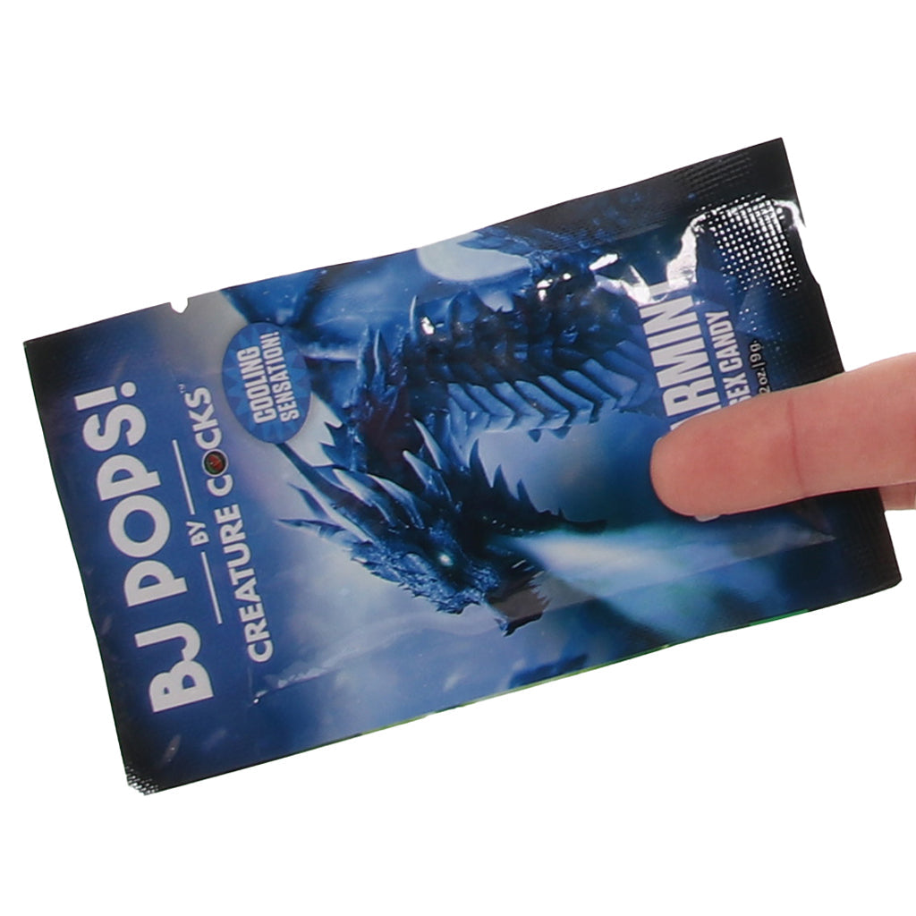 Creature Cocks BJ Pops! Candy .32oz/90g in Spearmint - Tophatter's Adult Sex Toys Online Sensual Love > Tasty Treats - Tophatter Daily Deals