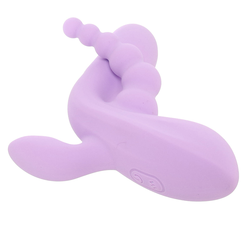 Flex Bend & Hold Triple Rumbler Vibe - Tophatter's Adult Sex Toys Online Vibrators > Rabbit Vibrators - Tophatter Daily Deals