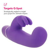 PinkCherry G-Spot Stroker Rabbit Vibe in Purple Vibrators > Rabbit Vibrators - Tophatter Daily Deals