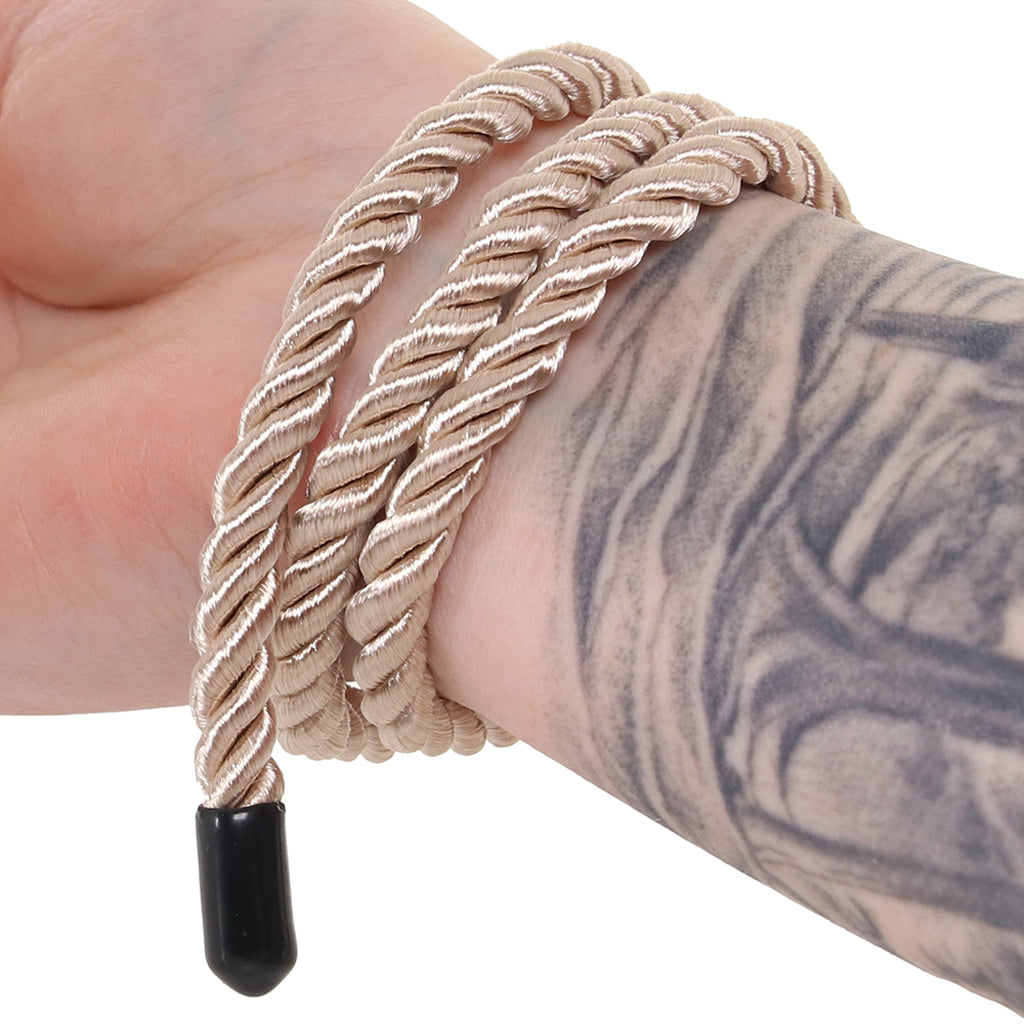 Ouch! 32.8'/10m Bondage Rope in Gold - Tophatter's Adult Sex Toys Online Bondage and Fetish > Restraints - Tophatter Daily Deals
