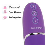 PinkCherry Warming Realistic Rabbit Vibe in Purple Vibrators > Rabbit Vibrators - Tophatter Daily Deals