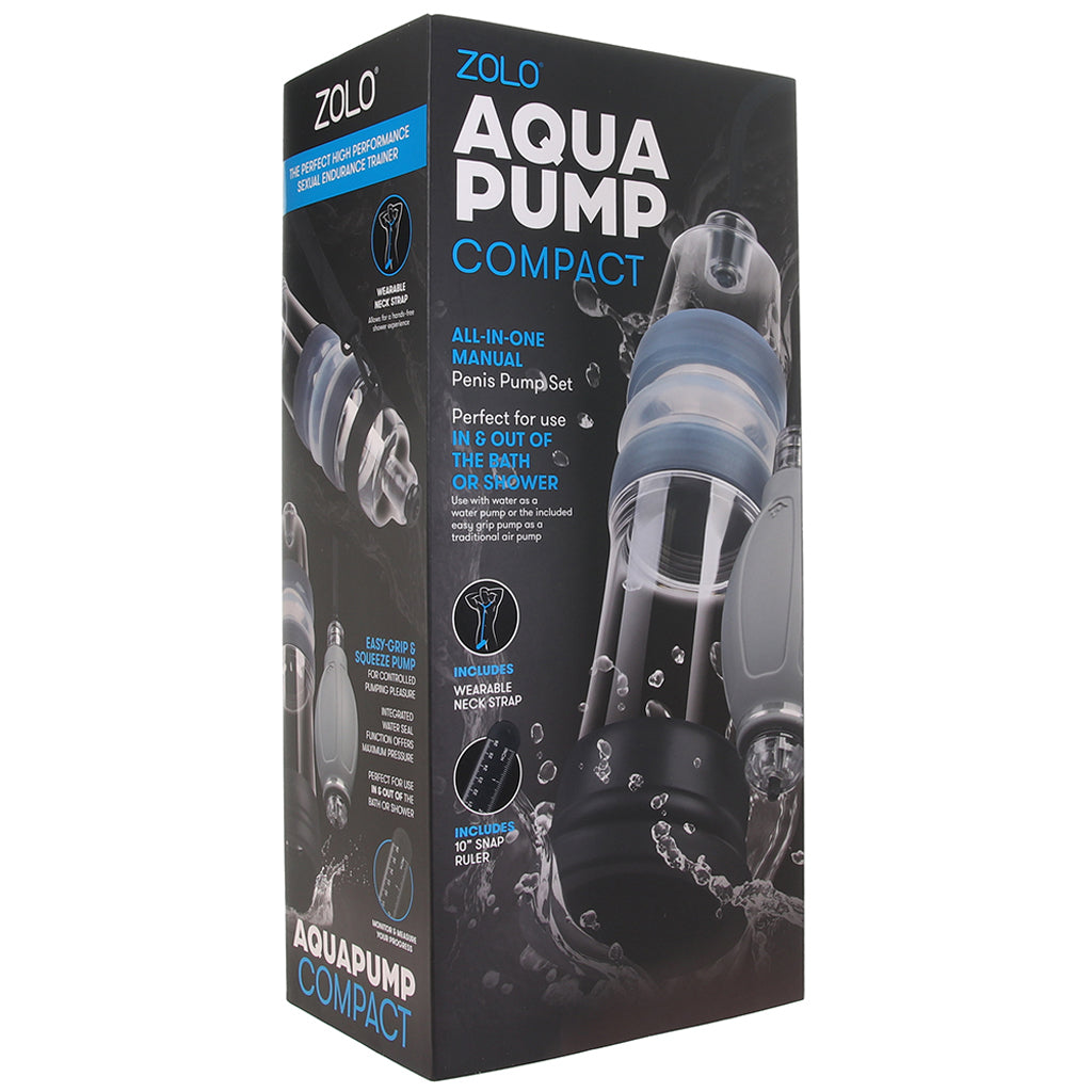 Zolo AquaPump Compact Penis Pump in Clear - Tophatter's Adult Sex Toys Online Male Enhancement > Penis Pumps - Tophatter Daily Deals