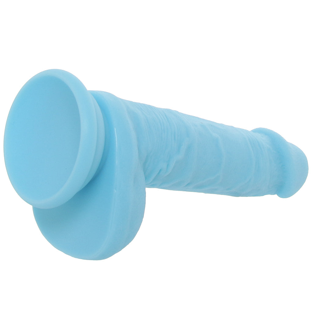 Declan 6.5 Inch Silicone Dildo in Blue Dildo Sex Toys > Realistic Dildos - Tophatter Daily Deals