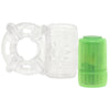 Play With Me Pleaser Rechargeable Cock Ring in Neon Green Cock Rings - Tophatter Daily Deals