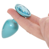 Rear Assets 3 Piece Metal Butt Plug Kit in Teal Anal Sex Toys > Butt Plugs - Tophatter Daily Deals