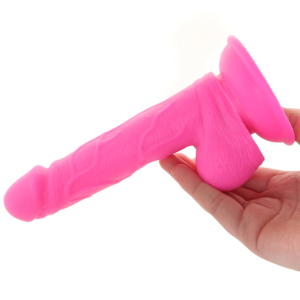 Pop Peckers 6.5 Inch Ballsy Dildo in Pink - Tophatter's Adult Products Dildo Sex Toys > Realistic Dildos - Tophatter Daily Deals