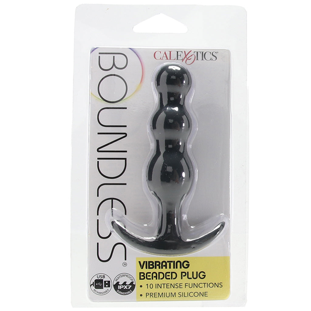 Boundless Vibrating Beaded Plug - Tophatter's Vibrator Deals Online Anal Sex Toys > Butt Plugs - Tophatter Daily Deals
