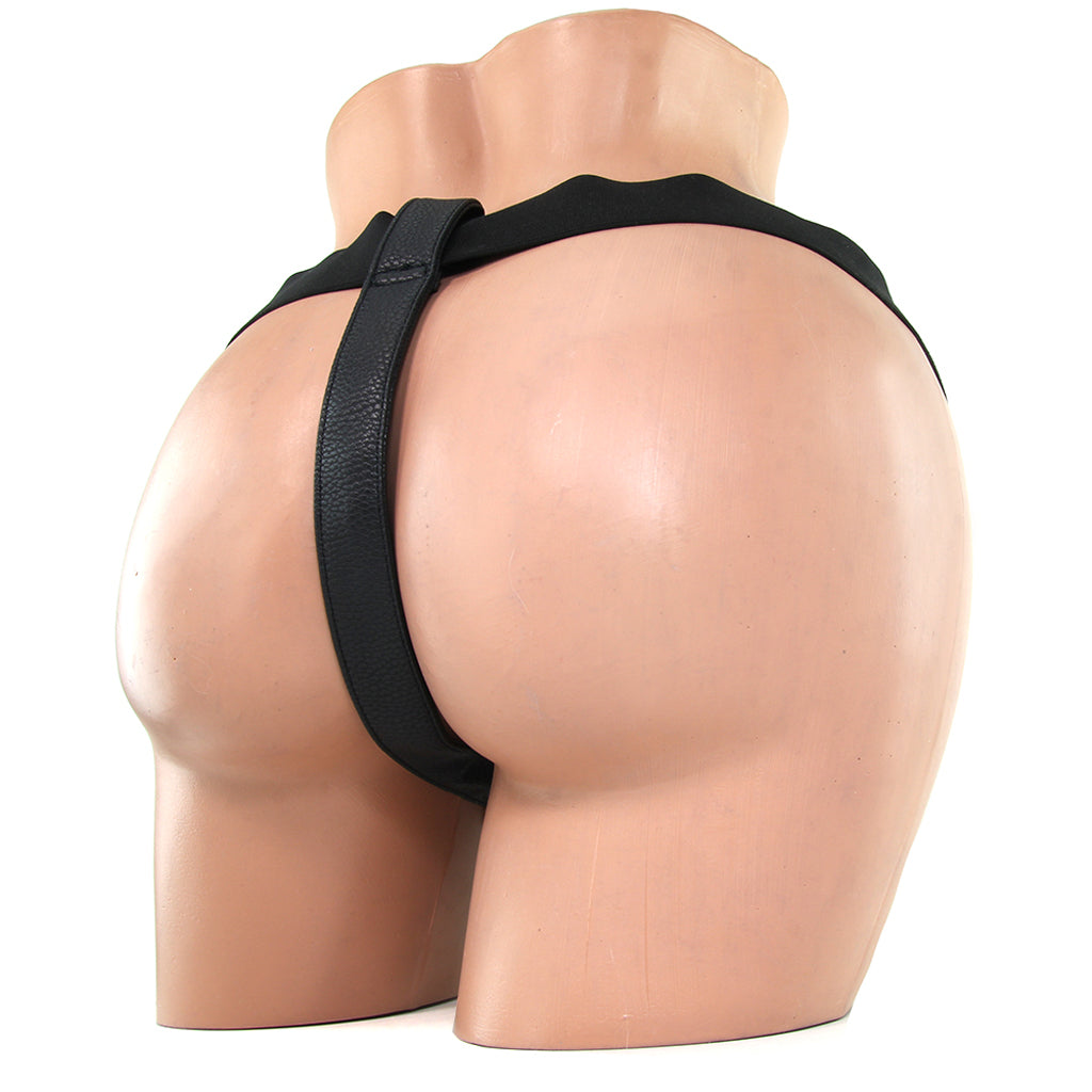 Realistic 8 Inch Strap-On in Black Dildo Sex Toys > Strap-On and Harnesses - Tophatter Daily Deals