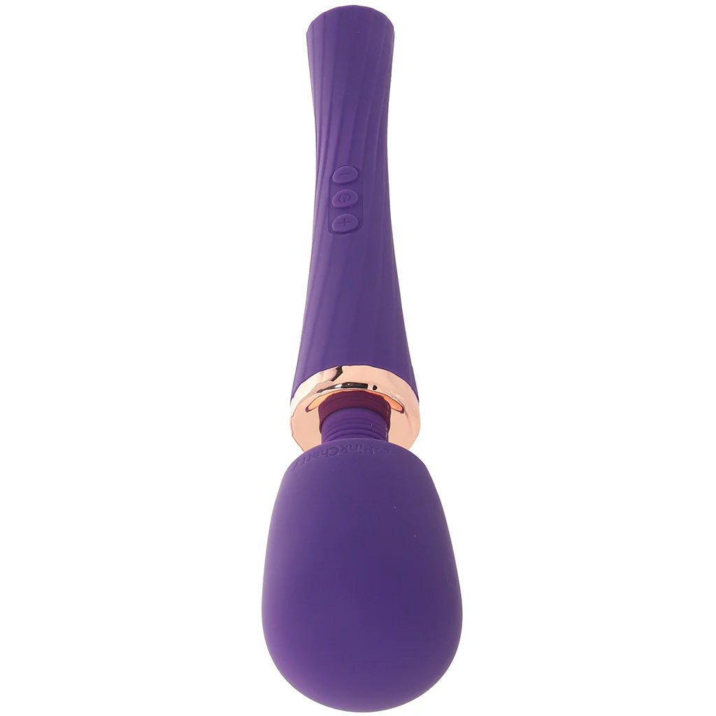 PinkCherry Luxury Slim Rechargeable Wand in Purple Vibrators > Wands - Tophatter Daily Deals