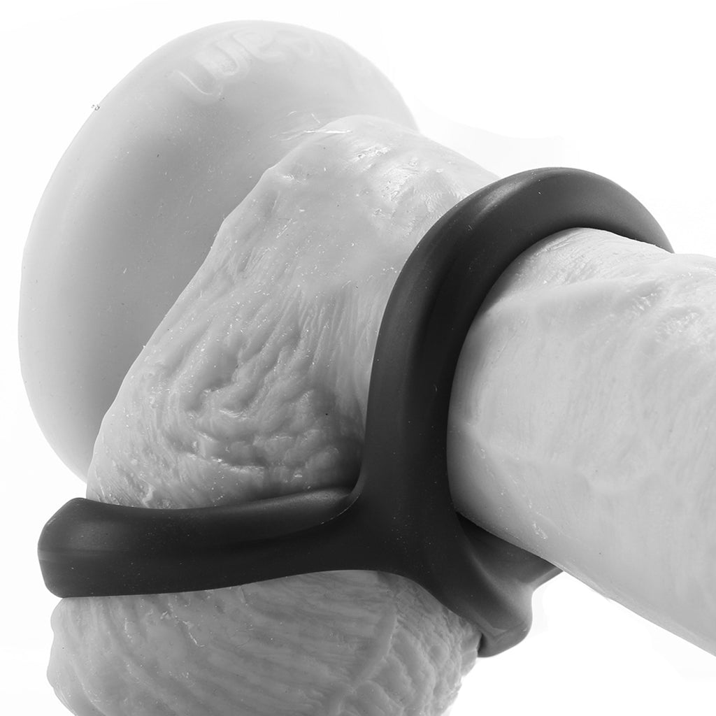 Ultra-Soft Crazy 8 Cock Ring in Black - Tophatter's Adult Products Cock Rings - Tophatter Daily Deals