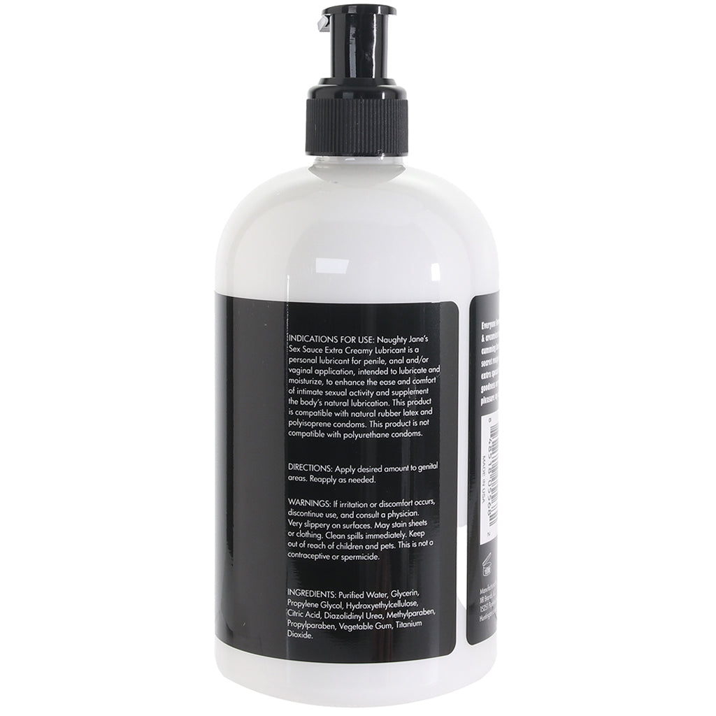 Naughty Jane's Sex Sauce Extra Creamy Lubricant in 16oz/488 Lubes and Lotions > Water Based Sex Lubes - Tophatter Daily Deals