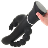 Happy Rabbit Triple Curve Vibe in Black - Tophatter's Vibrator Deals Online Vibrators > Rabbit Vibrators - Tophatter Daily Deals
