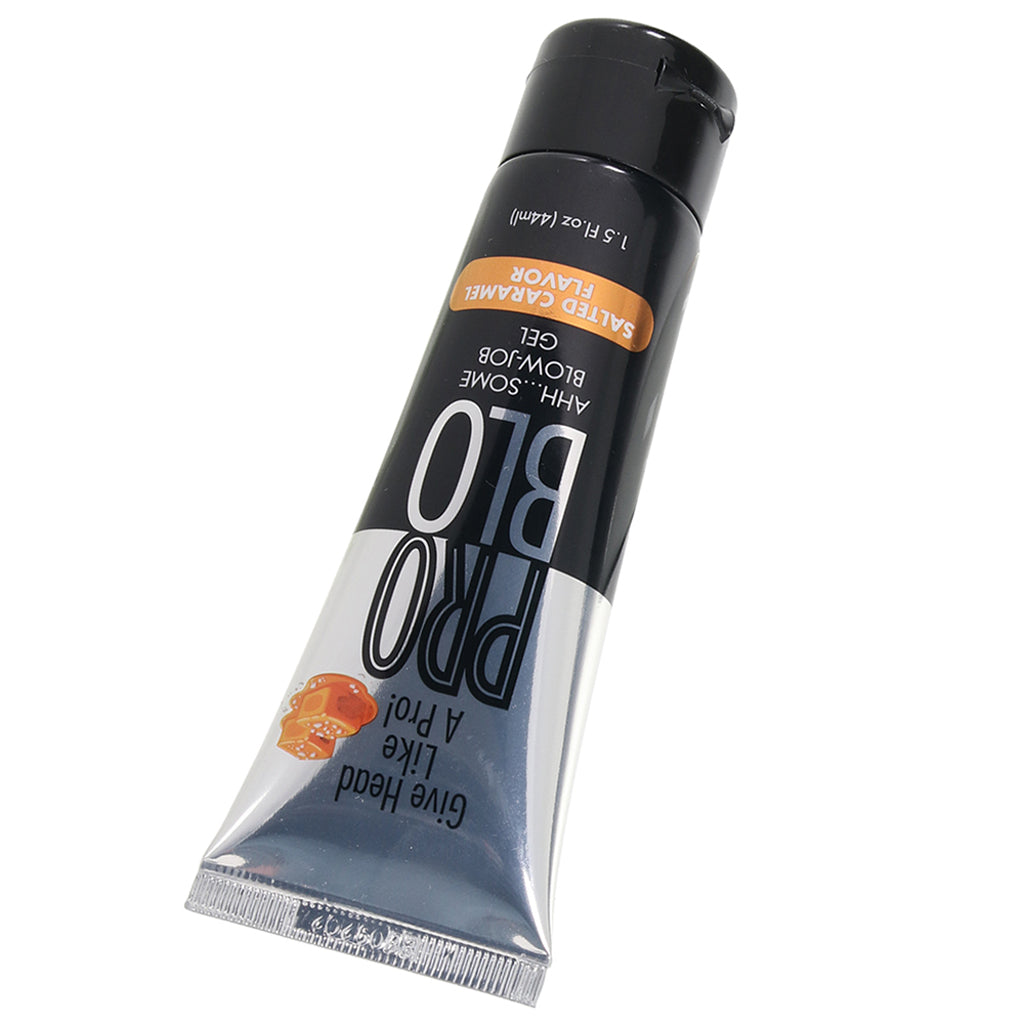 Pro Blo Flavored Oral Gel 1.5oz/44ml in Salted Caramel - Tophatter's Adult Sex Toys Online Lubes and Lotions > Flavored Sex Lubes - Tophatter Daily Deals