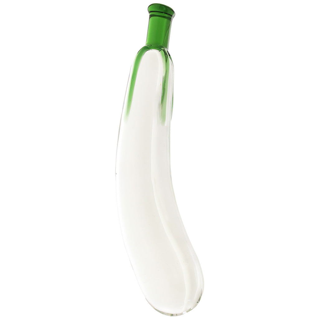gläs Eggplant Ecstacy Glass Dildo Dildo Sex Toys > G-Spot Dildos - Tophatter Daily Deals