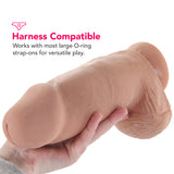 Au Naturel Chub 10 Inch Sensa Feel Dildo in Mocha Dildo Sex Toys > Realistic Dildos - Tophatter Daily Deals