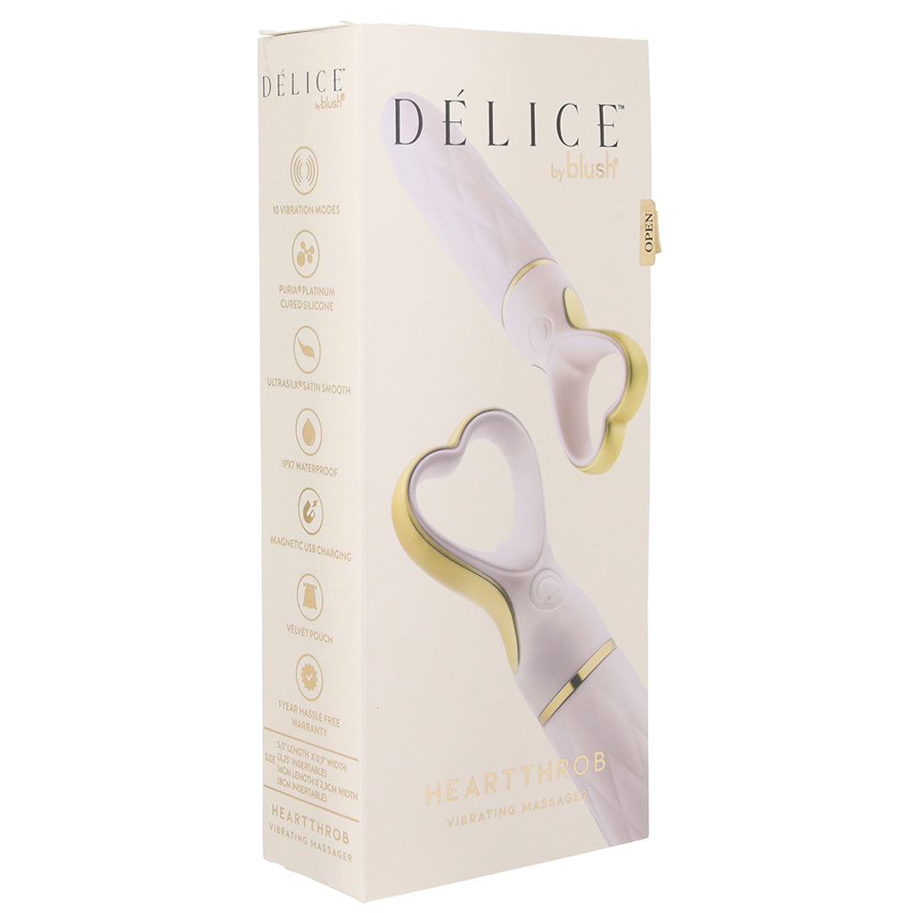 Délice Heart Throb Bullet Vibe in Lavender Love Vibrators > Bullet and Egg Vibrators - Tophatter Daily Deals
