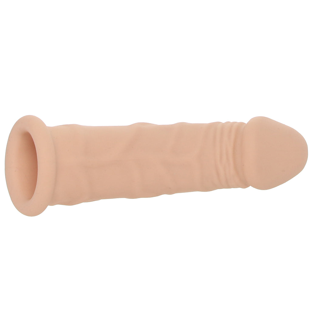 Performance Maxx Vibrating 7 Inch Extension in Light - Tophatter's Vibrator Deals Online Male Enhancement > Extenders and Sleeves - Tophatter Daily Deals