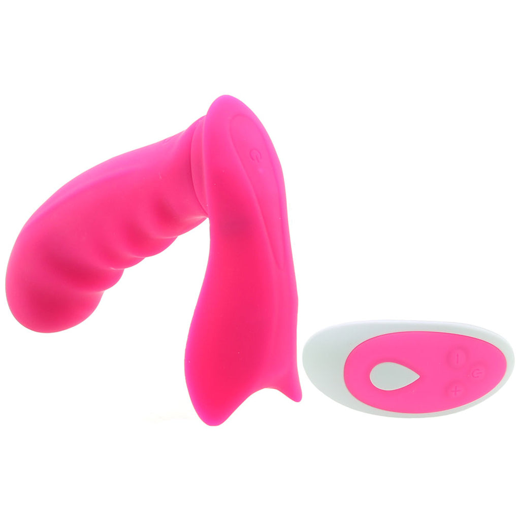 OMG Plaisir Wearable Clitoral & G-spot Vibe in Pink Vibrators > Wearable & Panty Vibrators - Tophatter Daily Deals