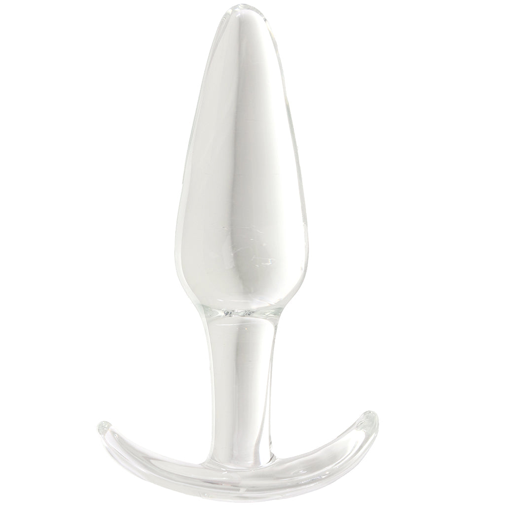 Clarity Utopian Floret Glass Butt Plug Anal Sex Toys > Butt Plugs - Tophatter Daily Deals