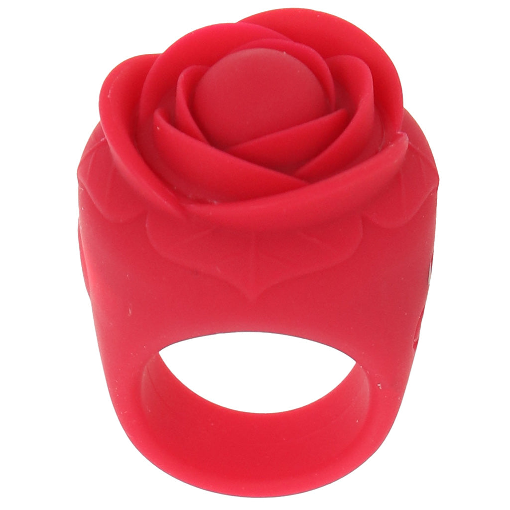 Bloomgasm Rose Ring Finger Vibe Vibrators > Finger Vibrators - Tophatter Daily Deals