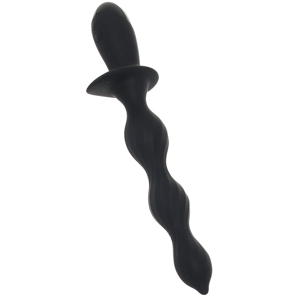 Ass-Station Deep Dive Beaded Anal Vibe - Tophatter's Vibrator Deals Online Anal Sex Toys > Anal Vibrators - Tophatter Daily Deals