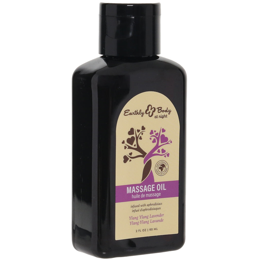 At Night Massage Oil 2oz/60ml in Ylang-Ylang Lavender - Tophatter's Adult Sex Toys Online Lubes and Lotions > Erotic Massage Oils - Tophatter Daily Deals