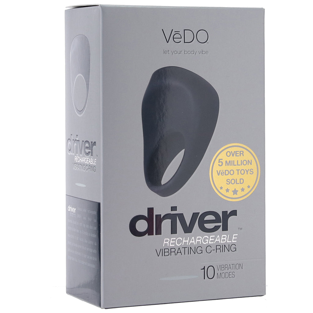 Driver Rechargeable Vibrating C-Ring in Black - Tophatter's Vibrator Deals Online Clearance - Tophatter Daily Deals