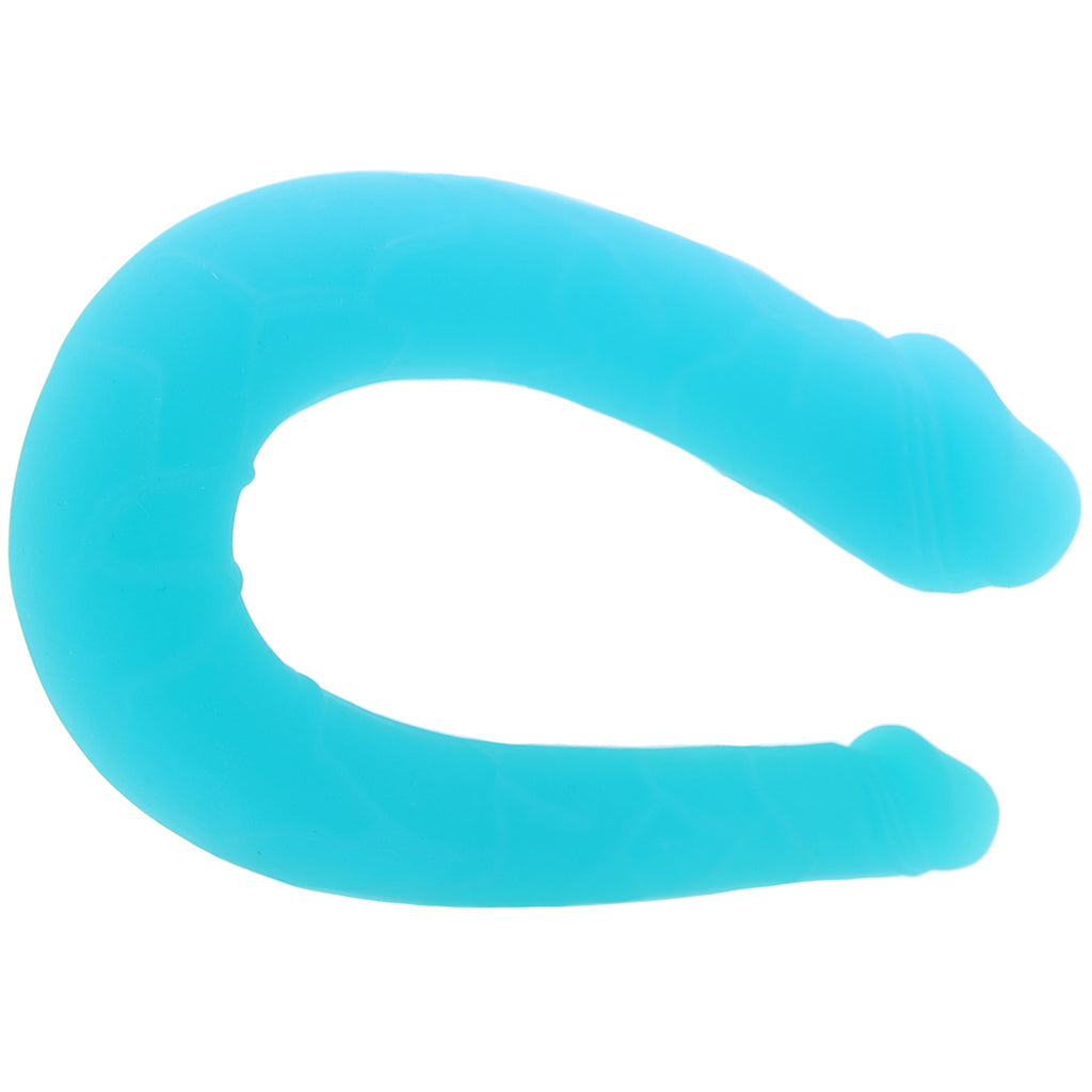 Silicone AC/DC Double Dildo in Teal - Tophatter's Adult Products Dildo Sex Toys > Double Ended Dildos - Tophatter Daily Deals