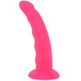 PinkCherry Premium 6.5 Inch Pink Silicone Wavy Dildo Dildo Sex Toys > G-Spot Dildos - Tophatter Daily Deals