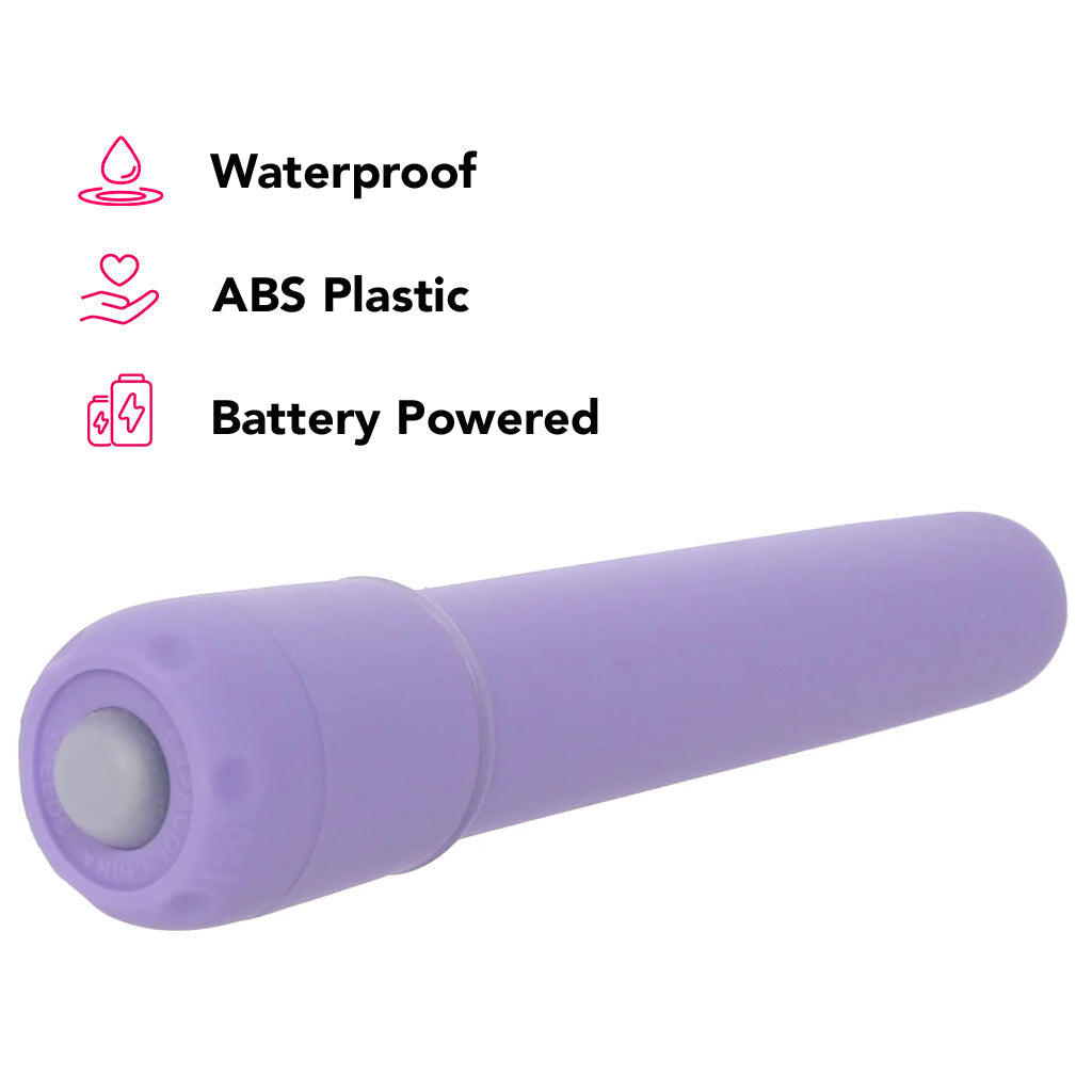 First Time Power Tingler Vibe in Purple Vibrators > Bullet and Egg Vibrators - Tophatter Daily Deals
