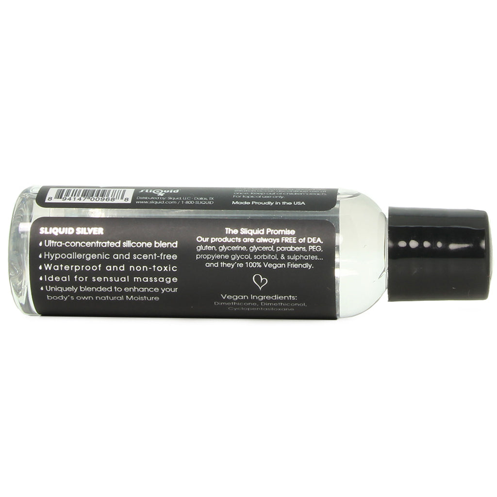 Silver Silicone Intimate Lubricant in 2oz/60ml Lubes and Lotions > Silicone Based Sex Lubes - Tophatter Daily Deals