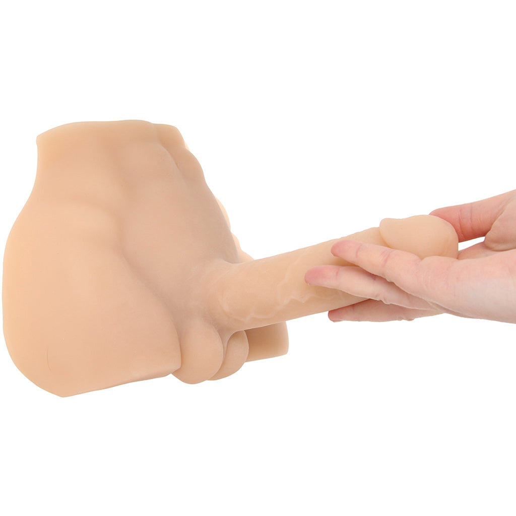 Easy Rider Thrusting Torso Masturbator in Light - Tophatter's Adult Sex Toys Online Male Masturbators > Realistic Butts - Tophatter Daily Deals