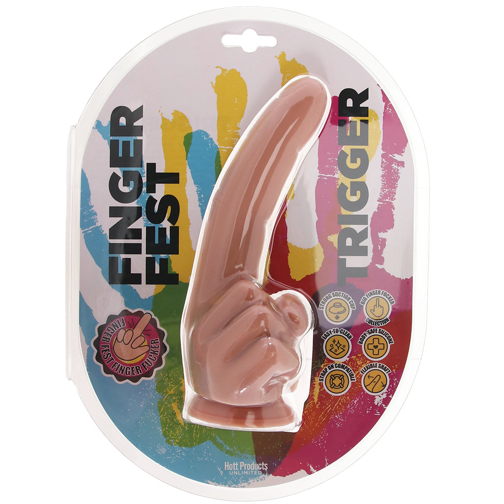 Finger Fest Trigger Dildo - Tophatter's Adult Sex Toys Online Dildo Sex Toys > G-Spot Dildos - Tophatter Daily Deals