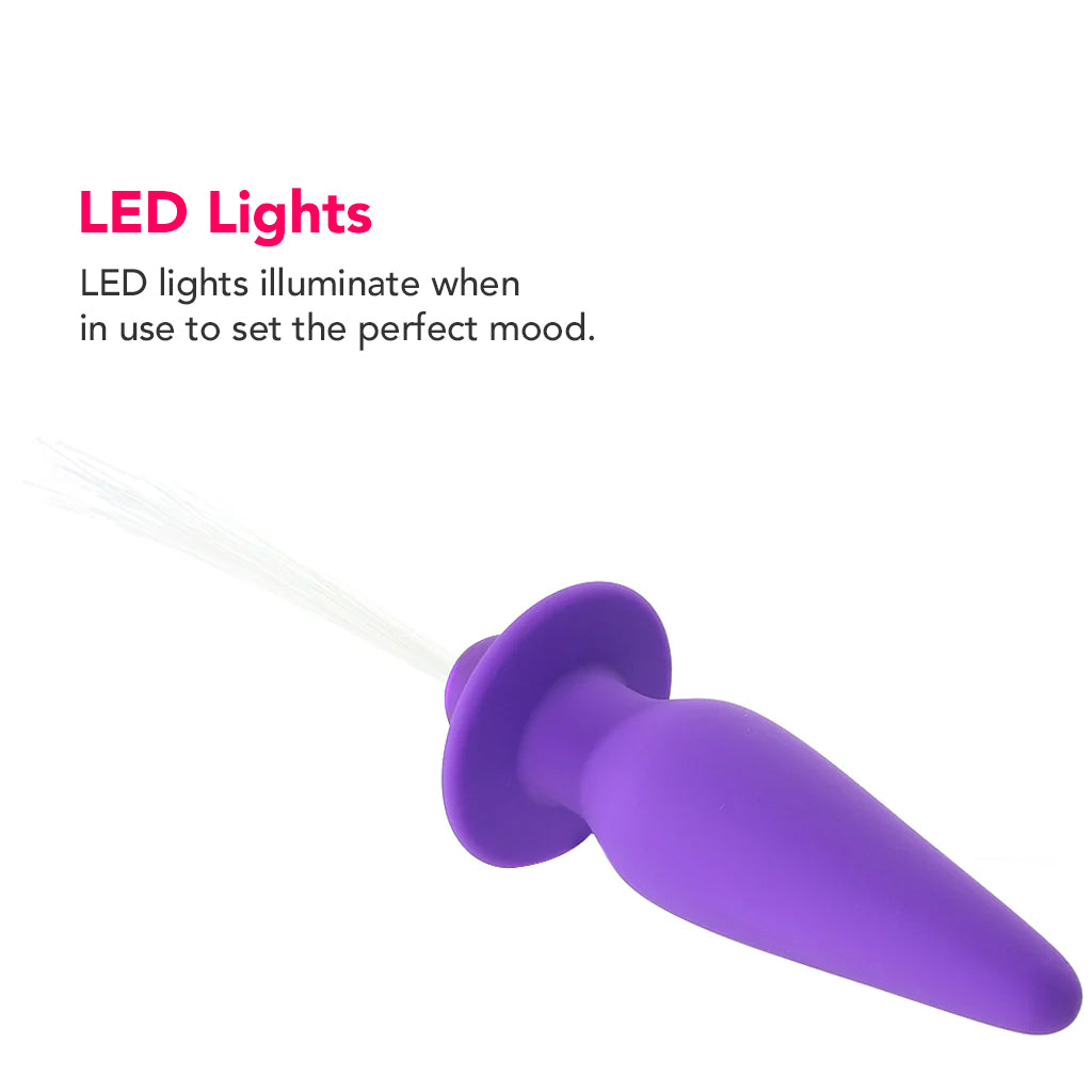 Southern Lights Vibrating Butt Plug in Purple Anal Sex Toys > Butt Plugs - Tophatter Daily Deals