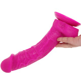 Colours 8 Inch Dual Density Silicone Dildo in Purple Dildo Sex Toys > Realistic Dildos - Tophatter Daily Deals
