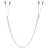 Lux Fetish Adjustable Tweezer Nipple Clips with Chain Bondage and Fetish > Nipple Stimulators & Clamps - Tophatter Daily Deals